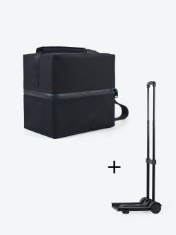 A2 nylon black stealth edition + trolley bundle