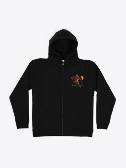 good morning tapes zip | good morning tapes | joe roberts thru fleece hood | black