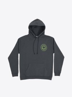 good morning tapes good morning tapes | sun logo fleece pullover | stone