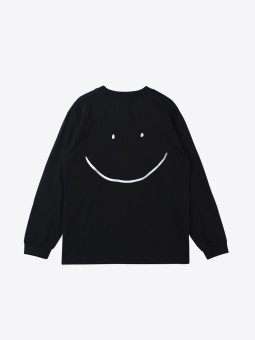 airbag craftworks longsleeve 02 | mega happy | black