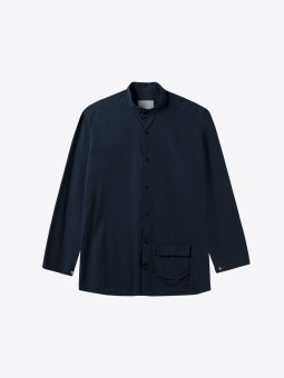 A2 fallen pocket shirt | night blue