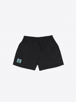 good morning tapes good morning tapes | recycled ripstop swim short | black