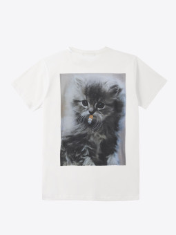 - smoking cat | by dennis busch | offwhite