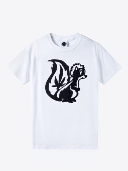 good morning tapes good morning tapes | skunk tee | white