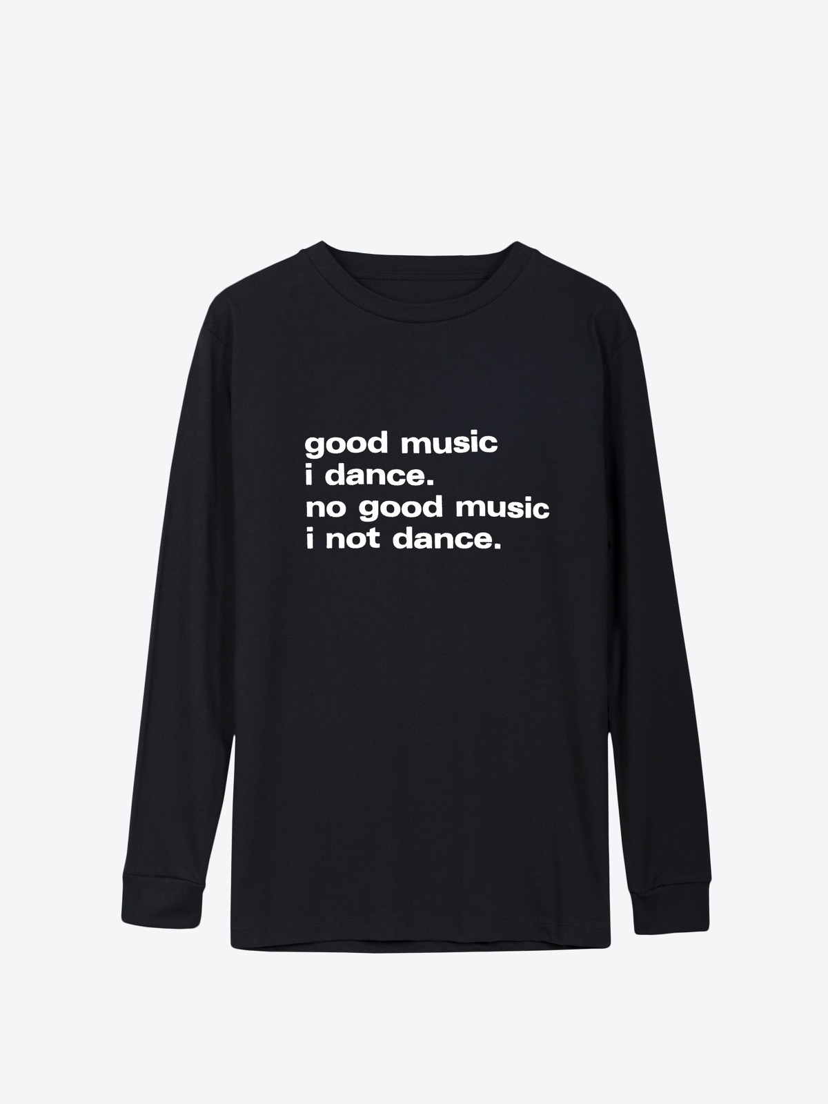 A2 good music i dance | black