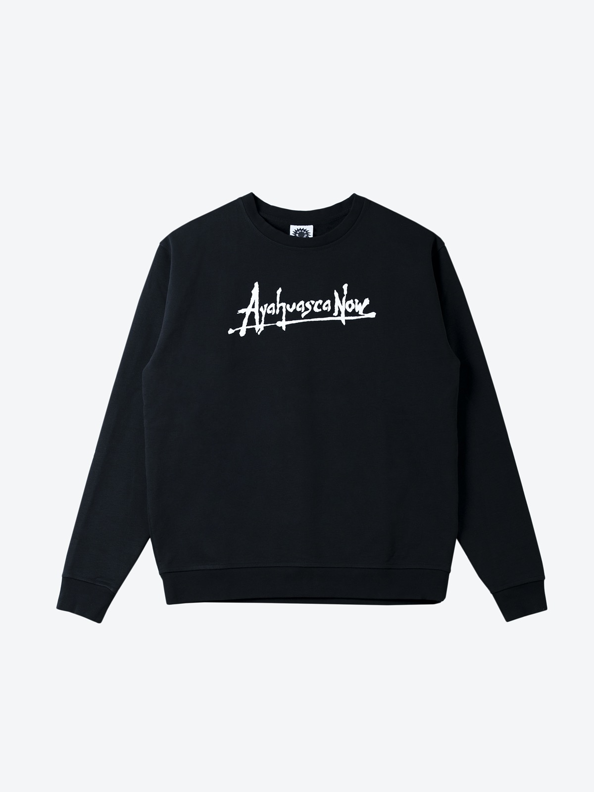 good morning tapes good morning tapes | AYAHUASCA NOW FLEECE CREWNECK  |  black