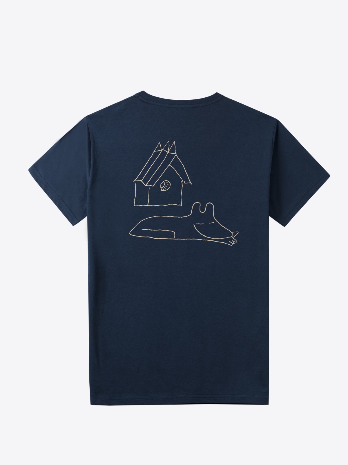 airbag craftworks house dog | back print | night blue