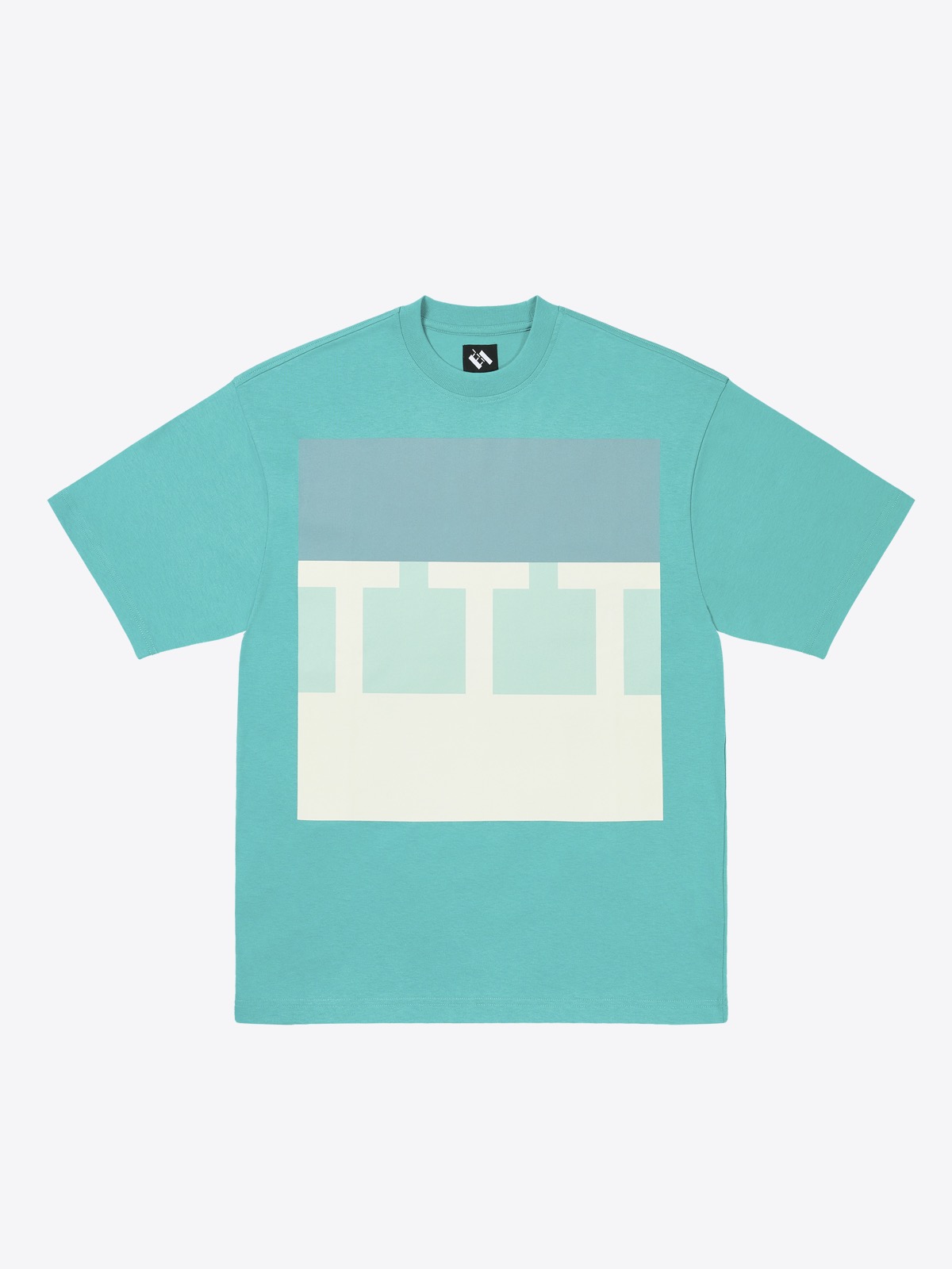 the trilogy tapes TTT | GLOW IN THR DARK BLOCK T-SHIRT