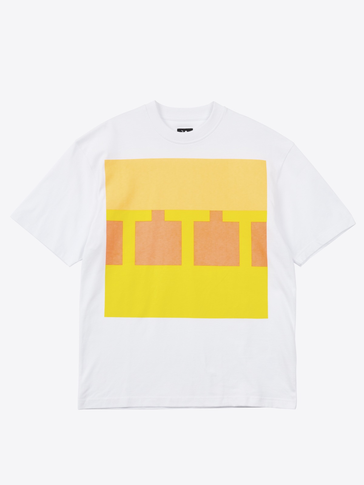 the trilogy tapes ttt BLOCK T-SHIRT white 